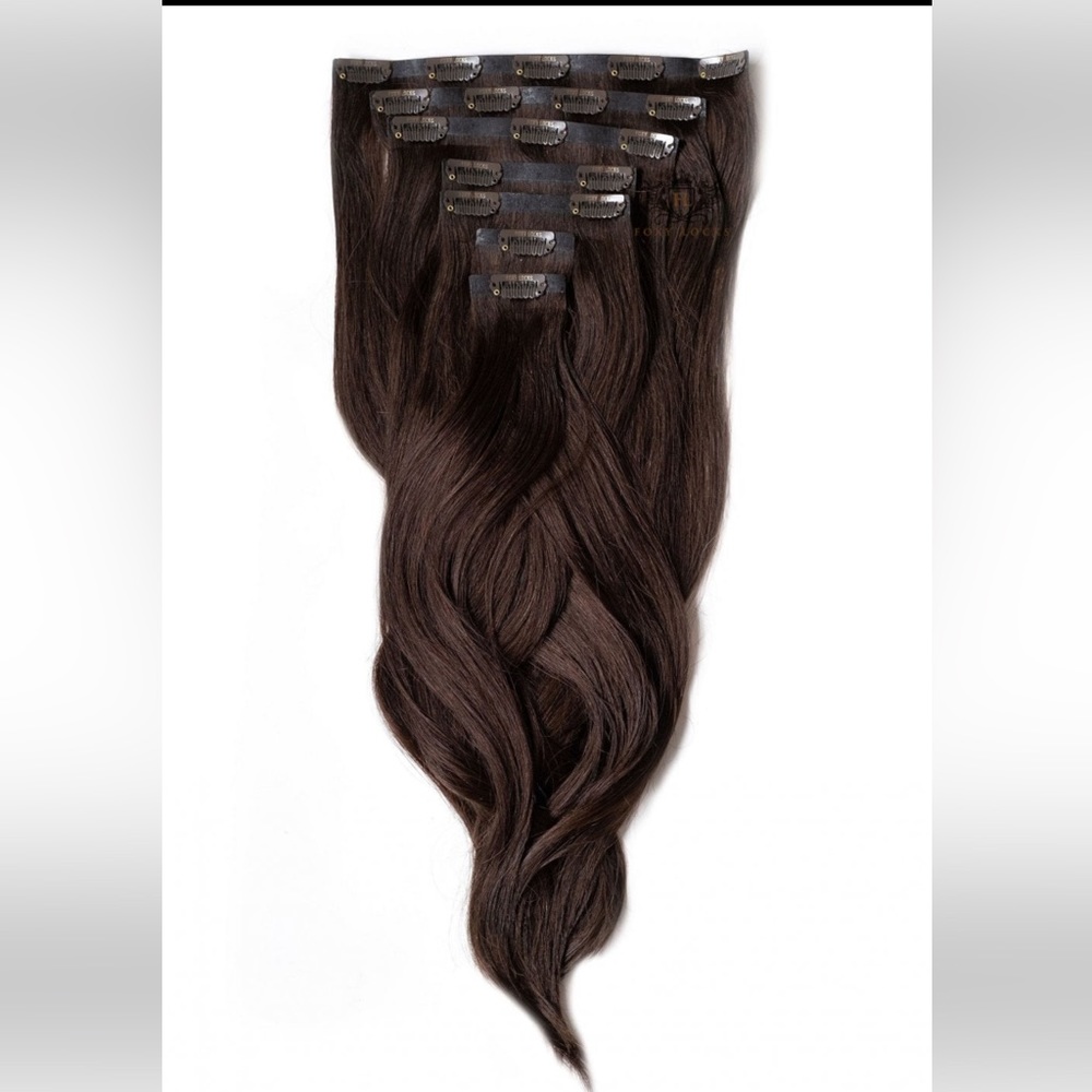 Foxy locks seamless clip in extensions, brand new!